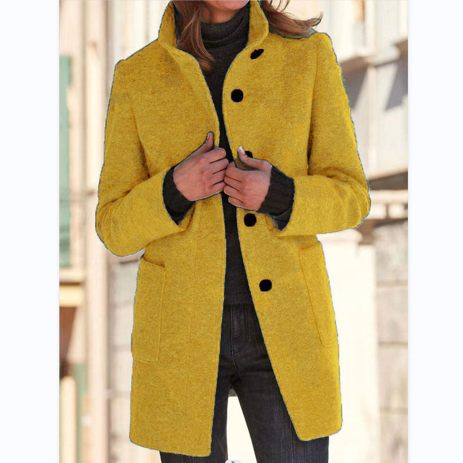 Eleganter und warmer Wintermantel