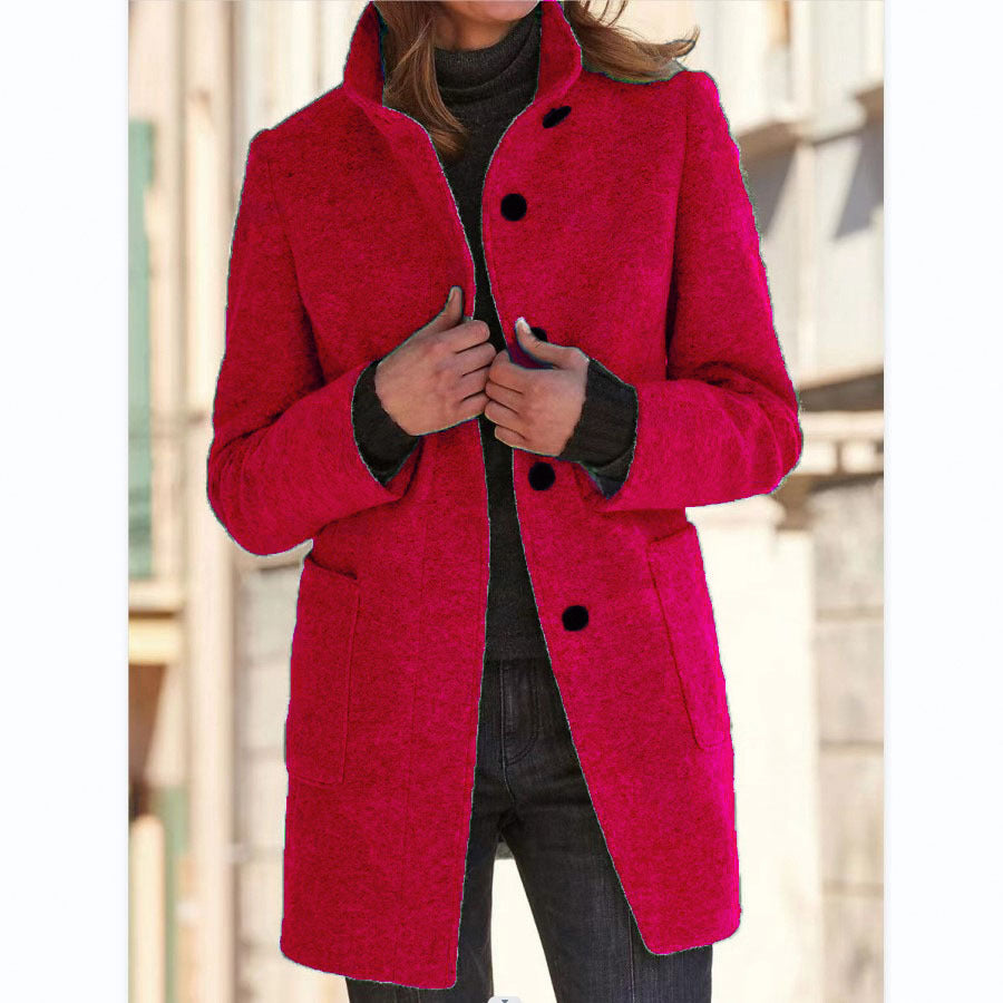 Eleganter und warmer Wintermantel