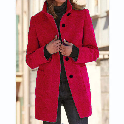 Eleganter und warmer Wintermantel