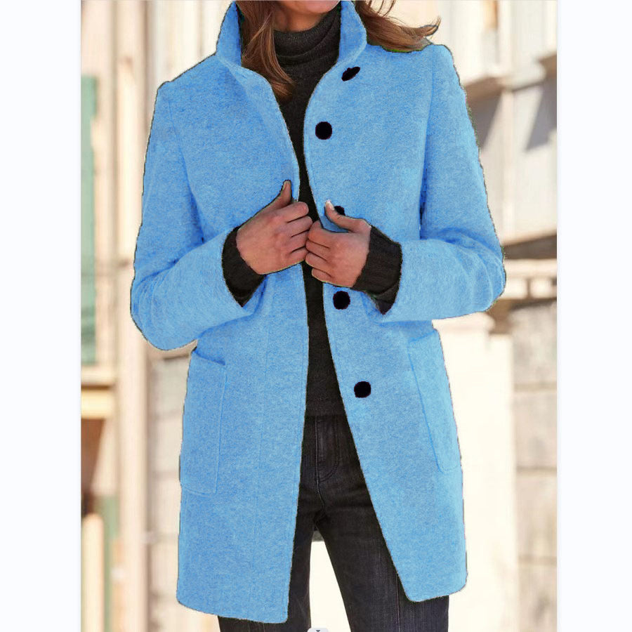 Eleganter und warmer Wintermantel