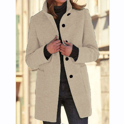 Eleganter und warmer Wintermantel