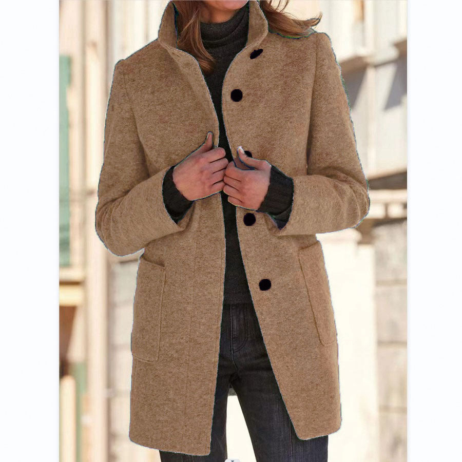 Eleganter und warmer Wintermantel