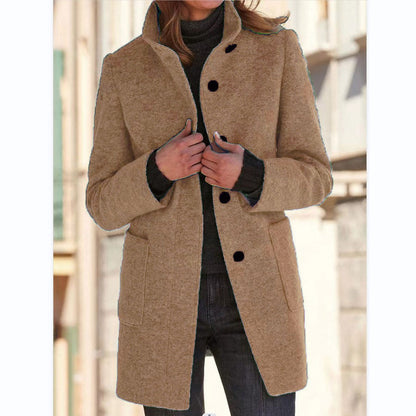 Eleganter und warmer Wintermantel